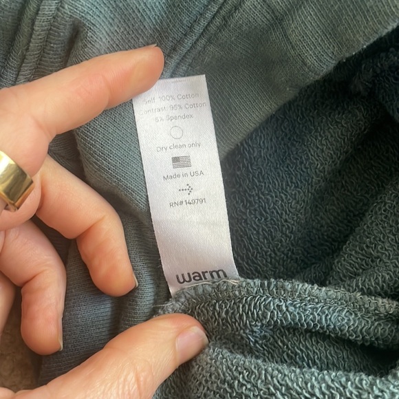 Warm NY - Playa Hooded Romper in Washed Indigo - Size Small - Picture 7 of 7